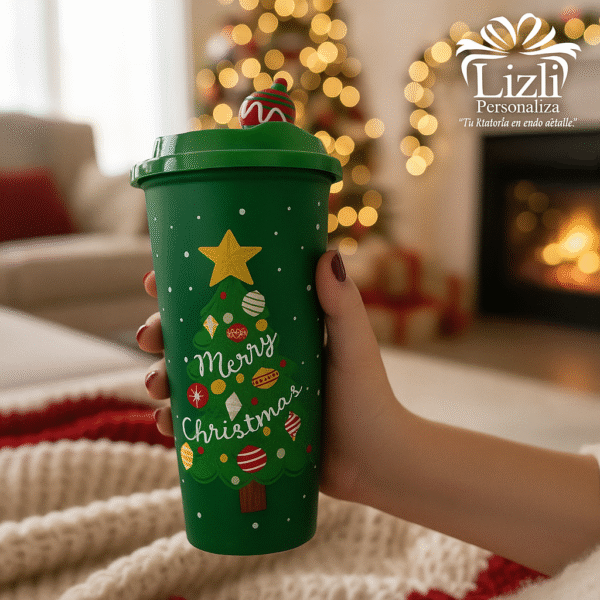 Vaso Cafetero Navidad